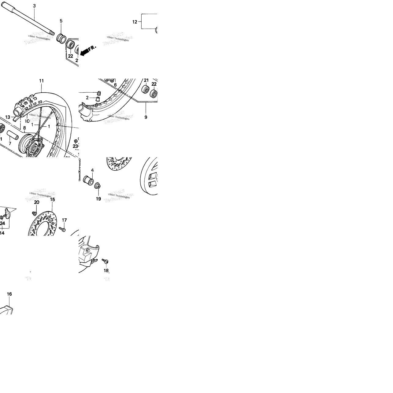 Front Wheel 95-97