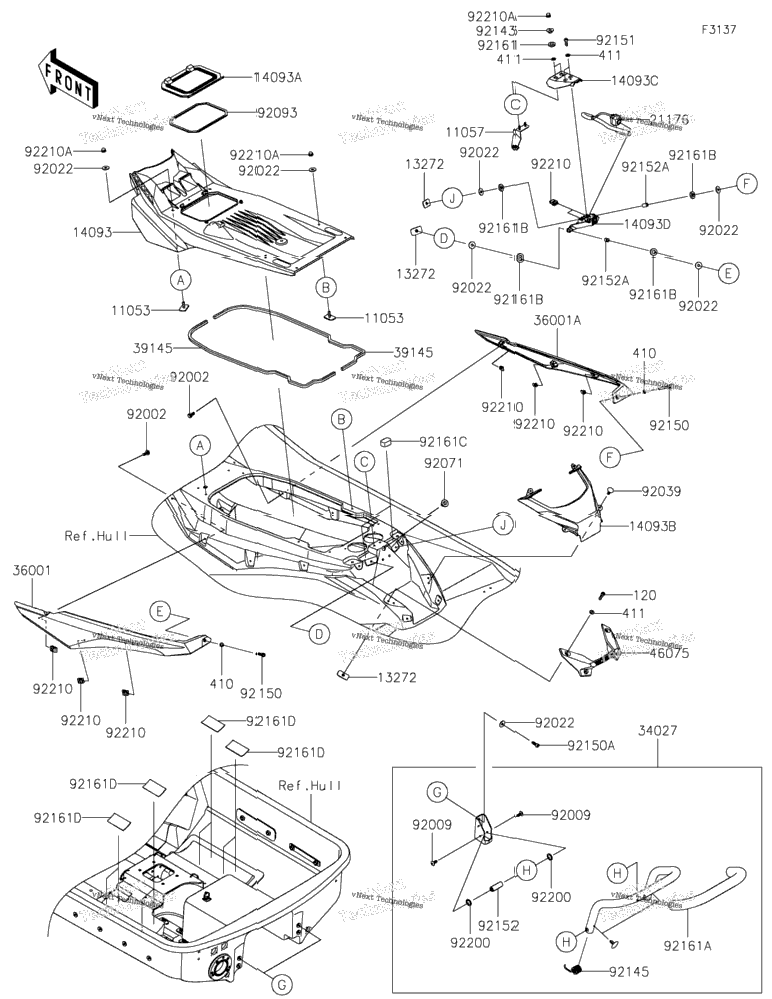 Hull Rear Fittings