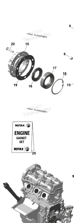 Rotax - Crankcase