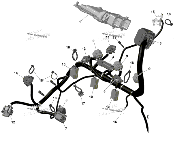 Rotax - Engine Harness And Electronic Module