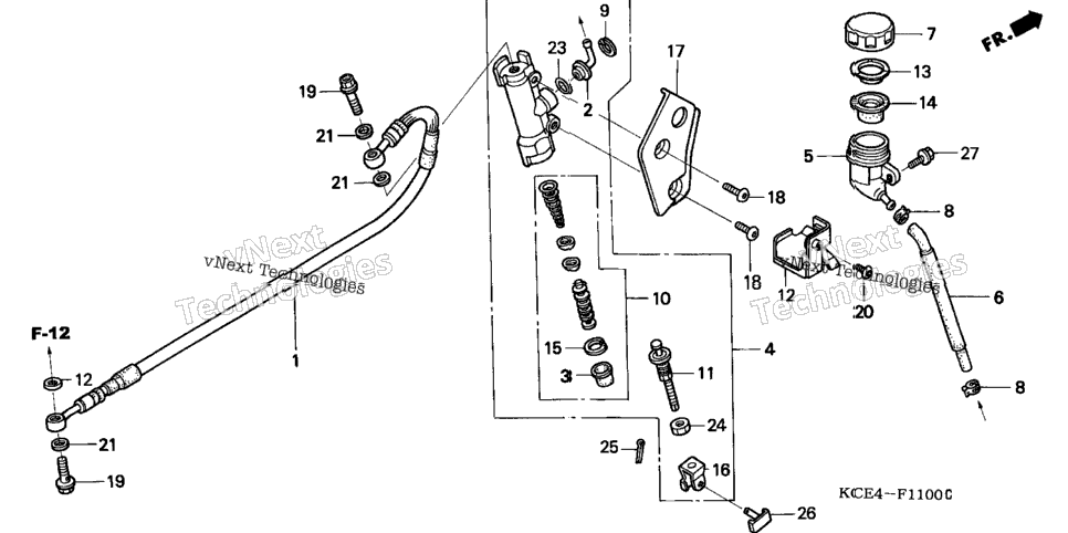 Rear Brake Master Cylinder