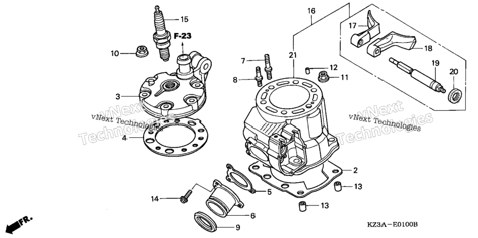 Cylinder Head ('02-'04)