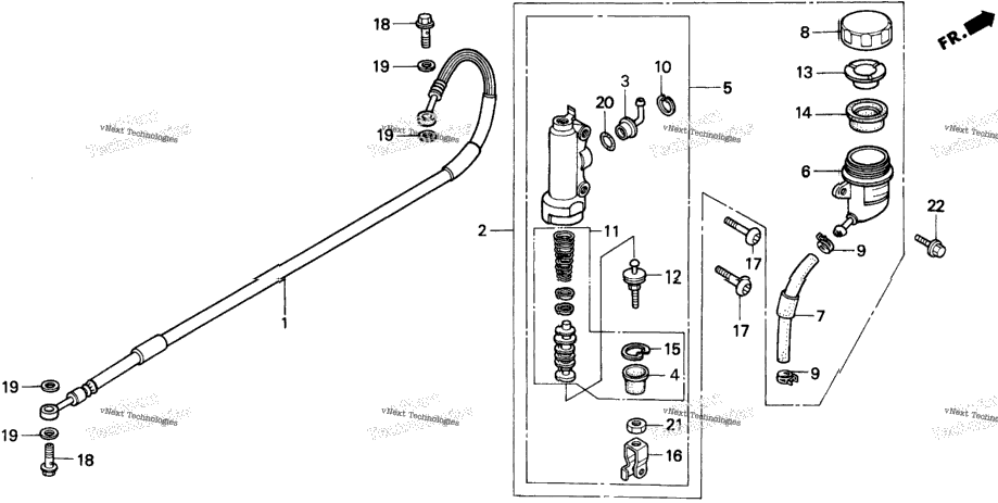 Rear Brake Master Cylinder