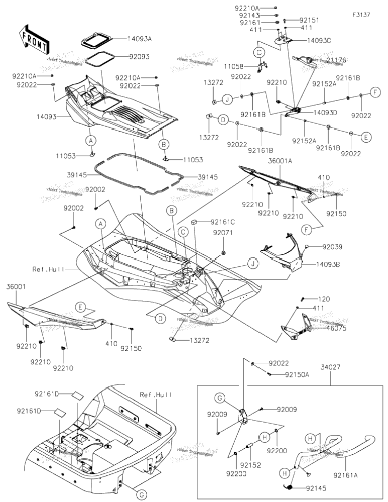 Hull Rear Fittings
