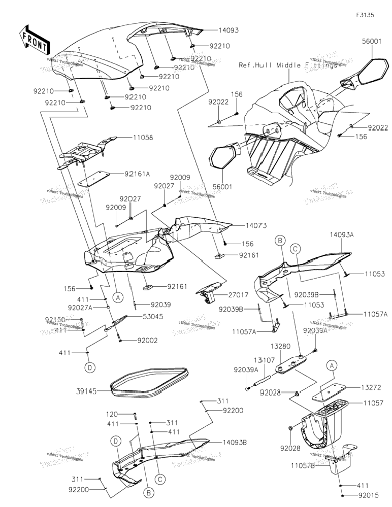 Hull Front Fittings