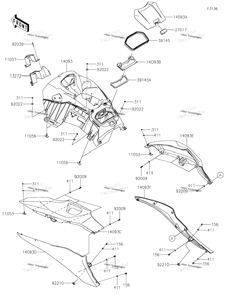 Hull Middle Fittings