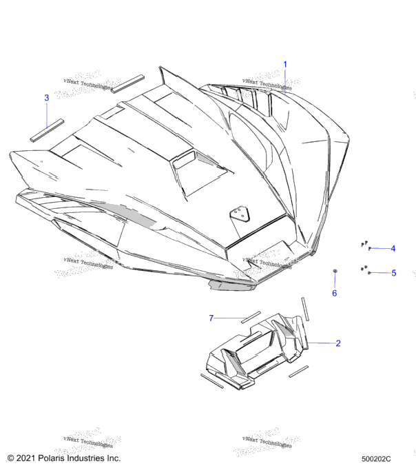 Body, Hood, Vented