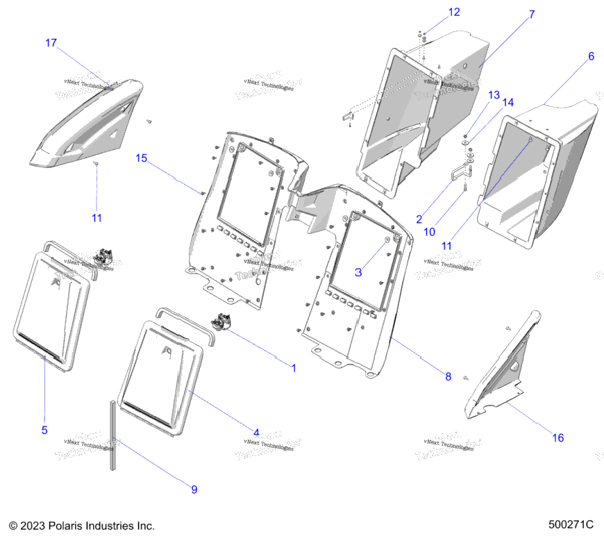 Body, Rear Storage Compartments