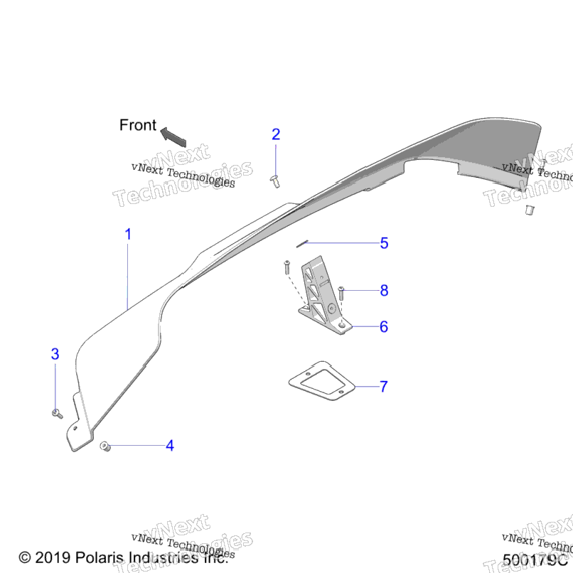 Body, Wind Deflector (500179C)