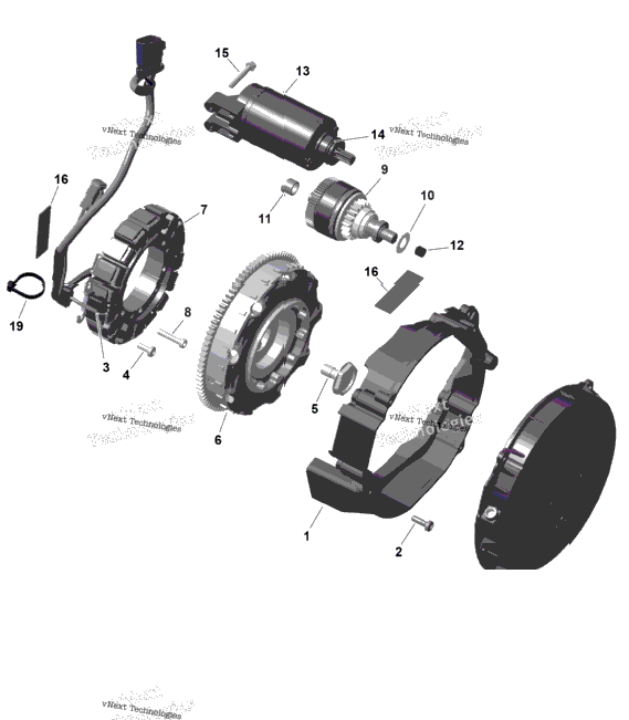 Rotax - Magneto And Electric Starter
