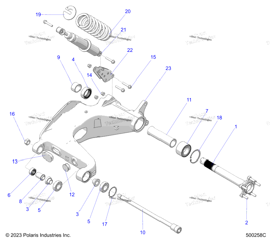 Suspension, Rear Asm