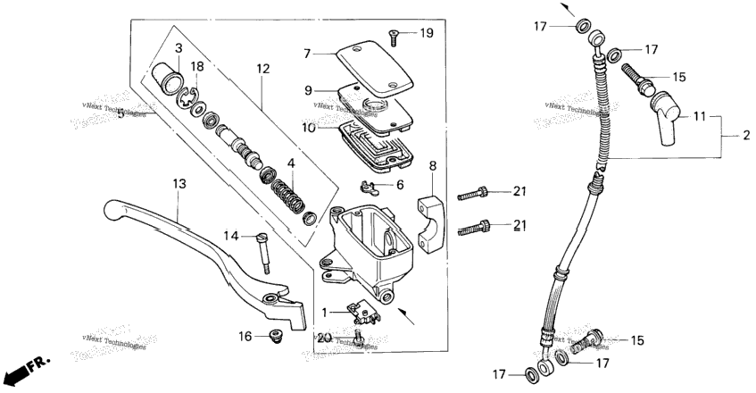 Front Brake Master Cylinder