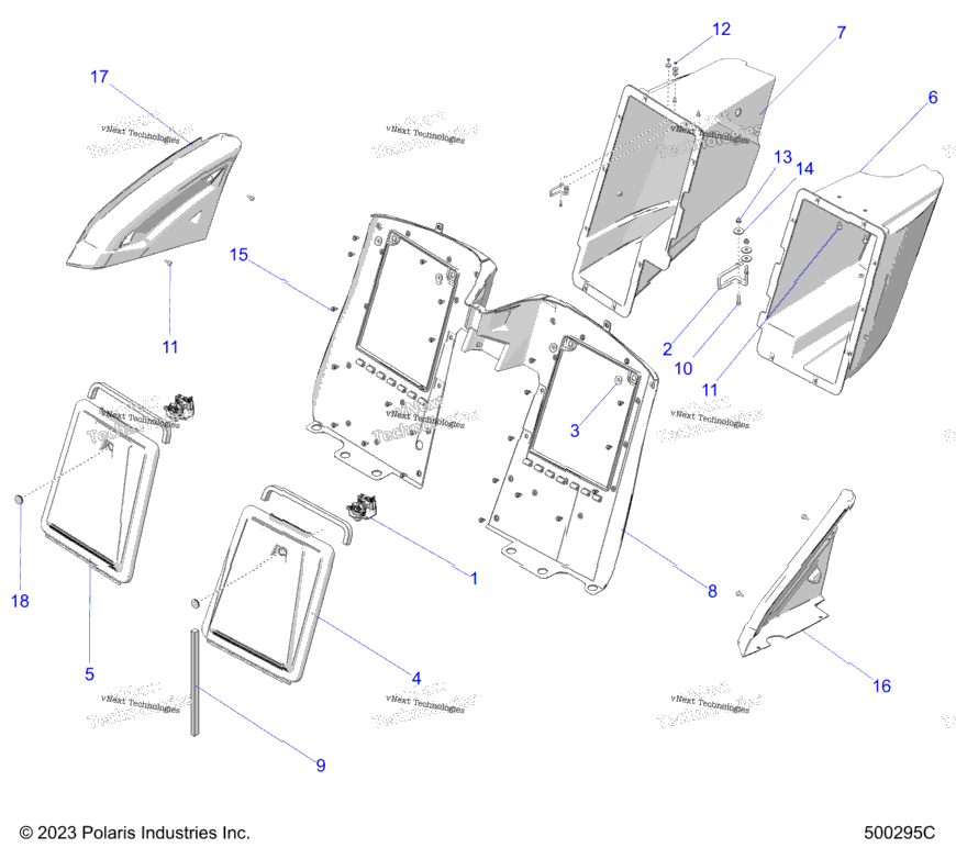 Body, Rear Storage Compartments