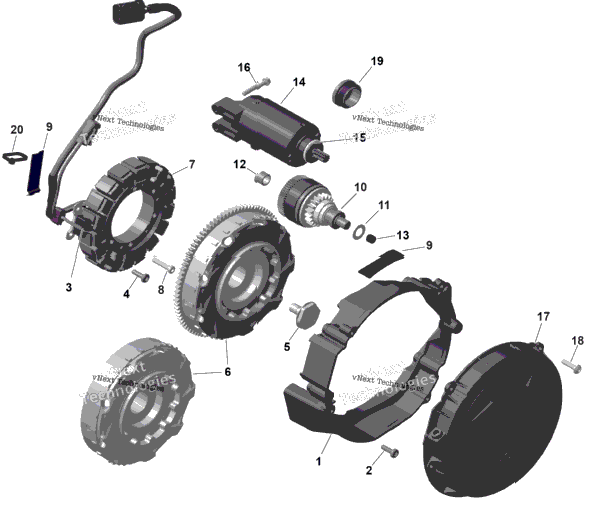 Rotax - Magneto And Electric Starter