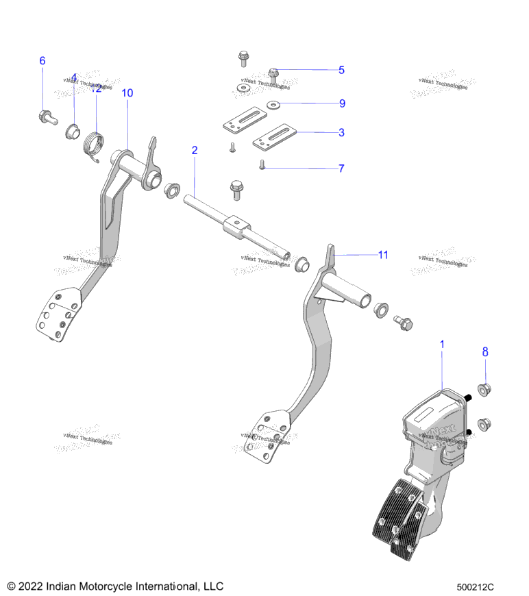 Controls, Foot Controls Manual T24aasgd/Tgd