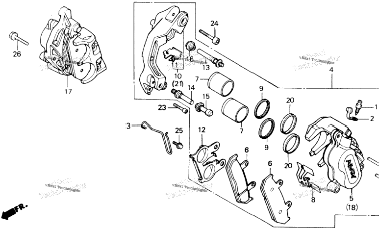 Front Brake Caliper