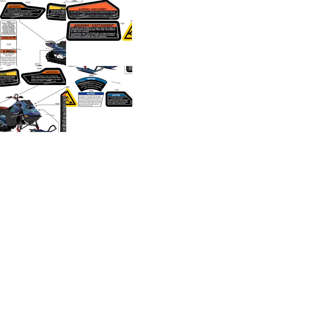 Body - Warning Decals