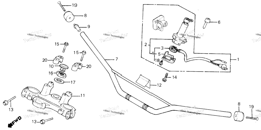 Handlebar + Top Bridge