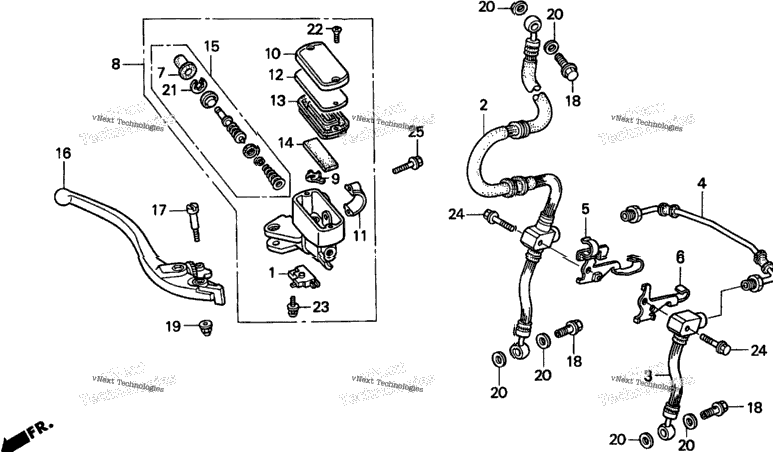 Fr. Brake Master Cyl