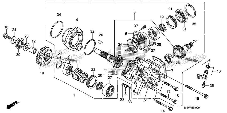 Side Gear Case
