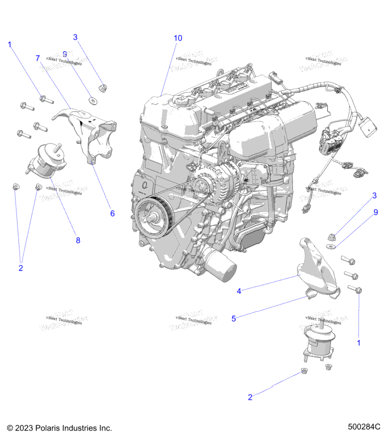 Engine, Mounting T24aaggd