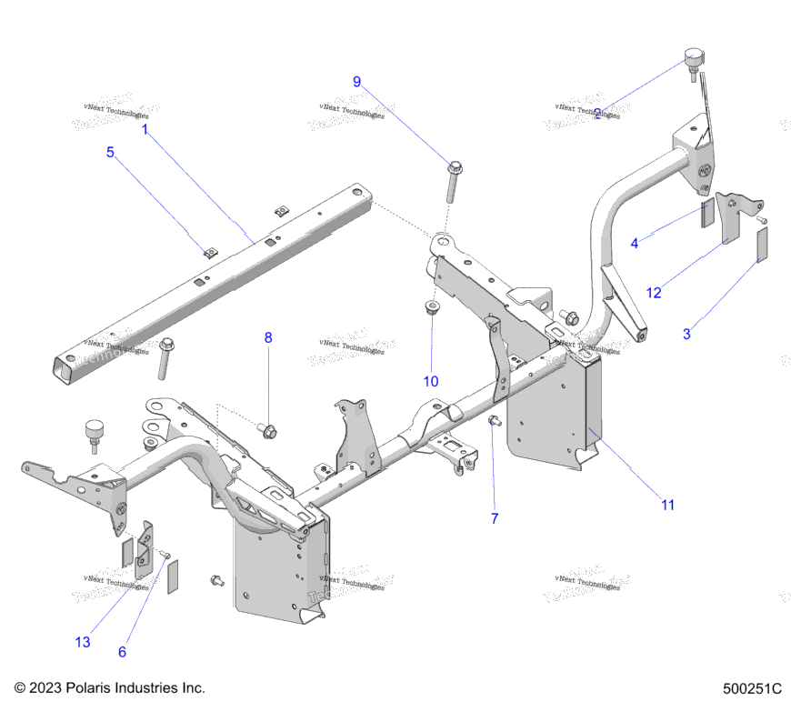 Chassis, Front Frame Asm. T24aarhb/Gb (500251C)