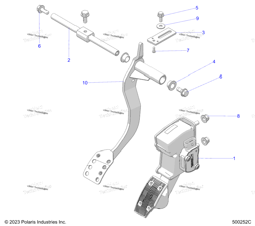 Controls, Foot Controls Auto T24aarhb
