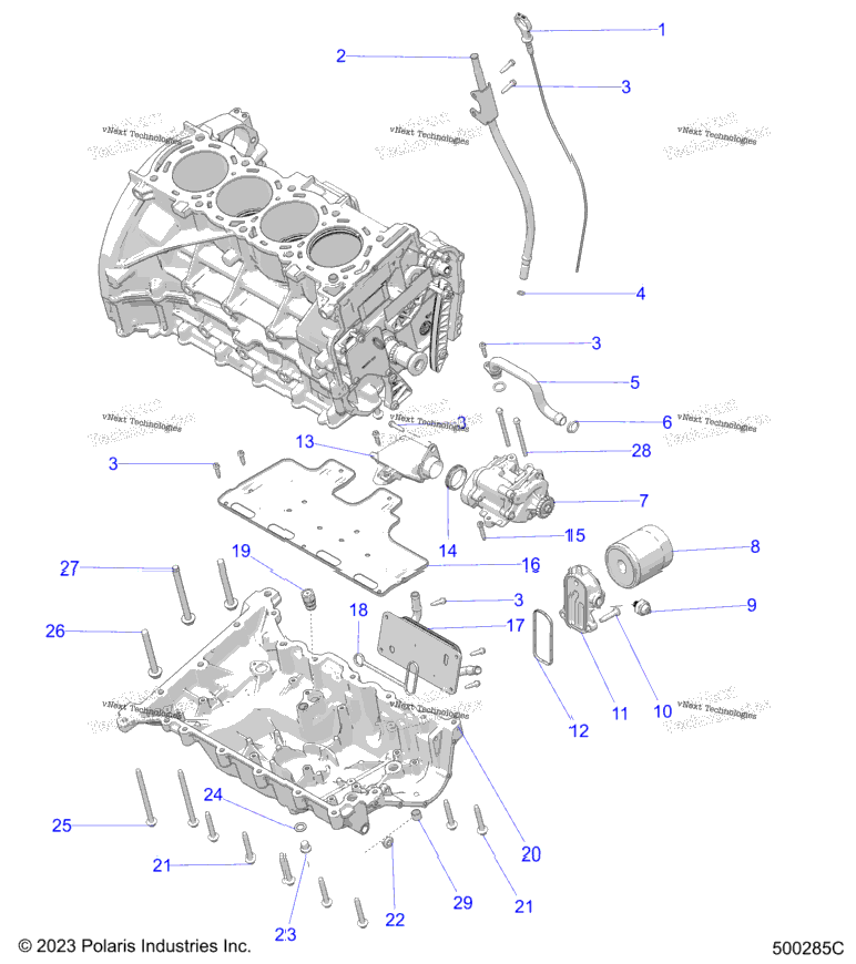 Engine, Oil Pump And Related T24aarhb/Gb