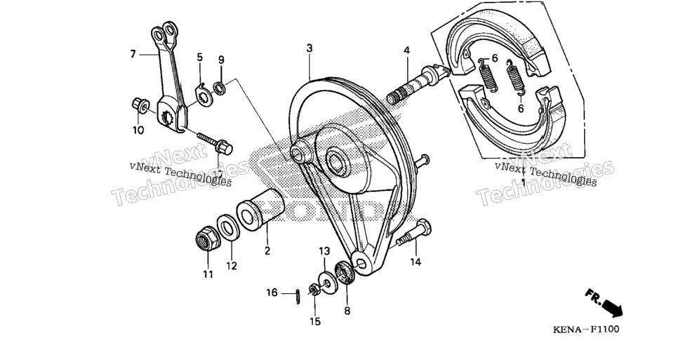 Rear Brake Panel