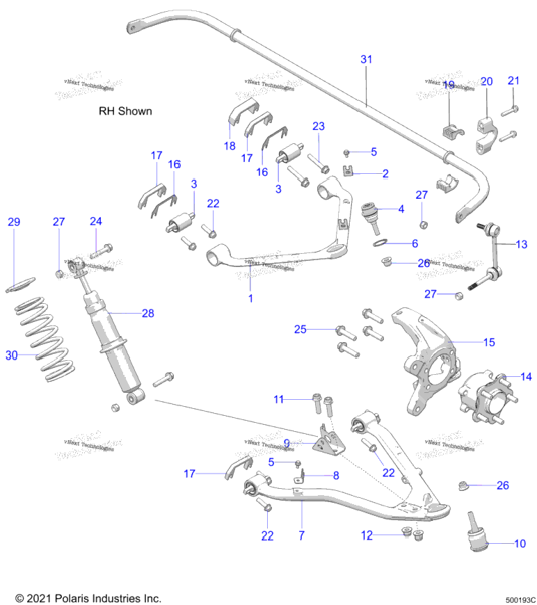 Suspension, Front Asm