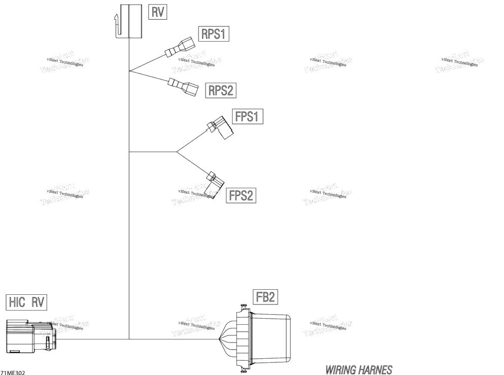 Electric - Reverse Wiring Harness - 515179485