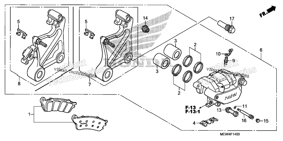 Rear Brake Caliper