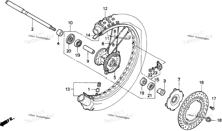 Front Wheel 92-94