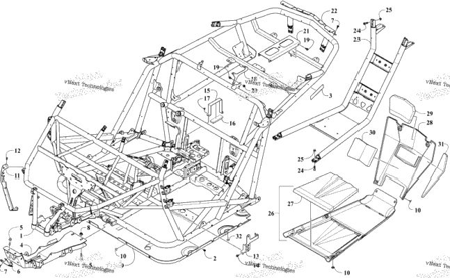 Frame And Related Parts