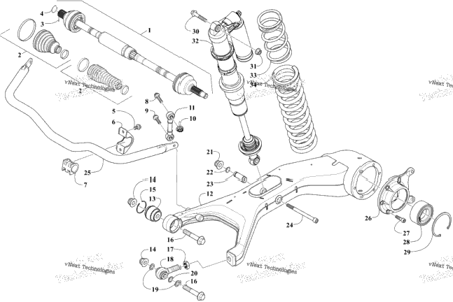 Rear Suspension Assembly