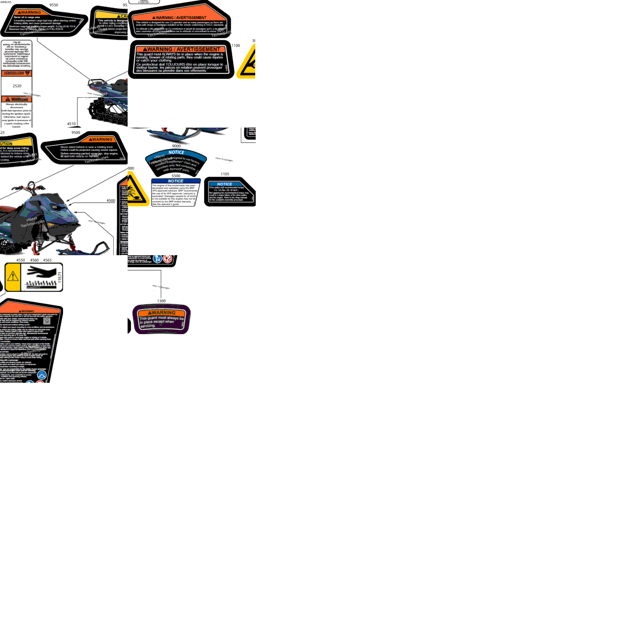 Body - Warning Decals