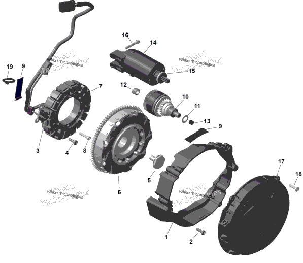 Rotax - Magneto And Electric Starter