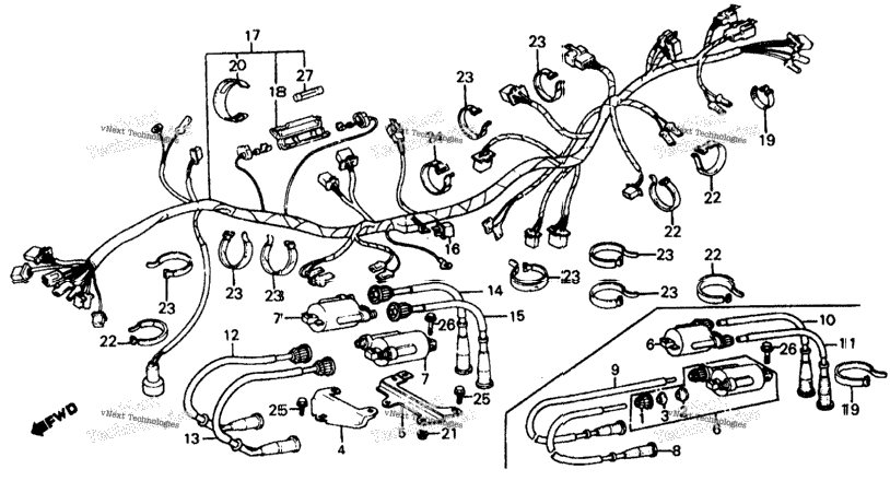 Wire Harness + Ignition Coil
