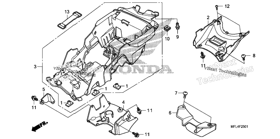 Rear Fender (Cbr1000ra)
