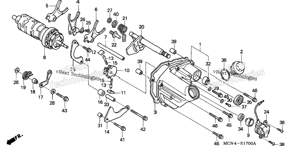 Gearshift Drum
