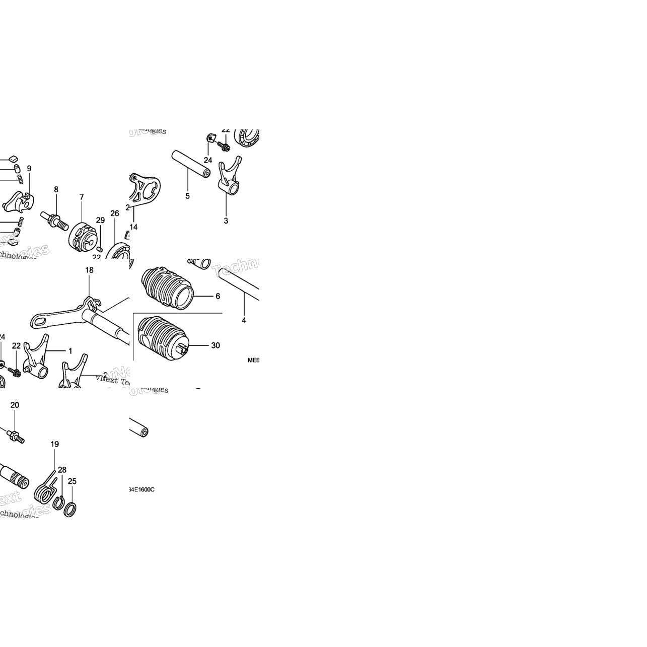 Gear Shift Drum