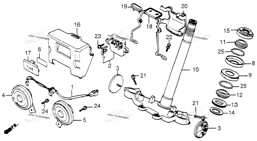 Steering Stem + Fuse