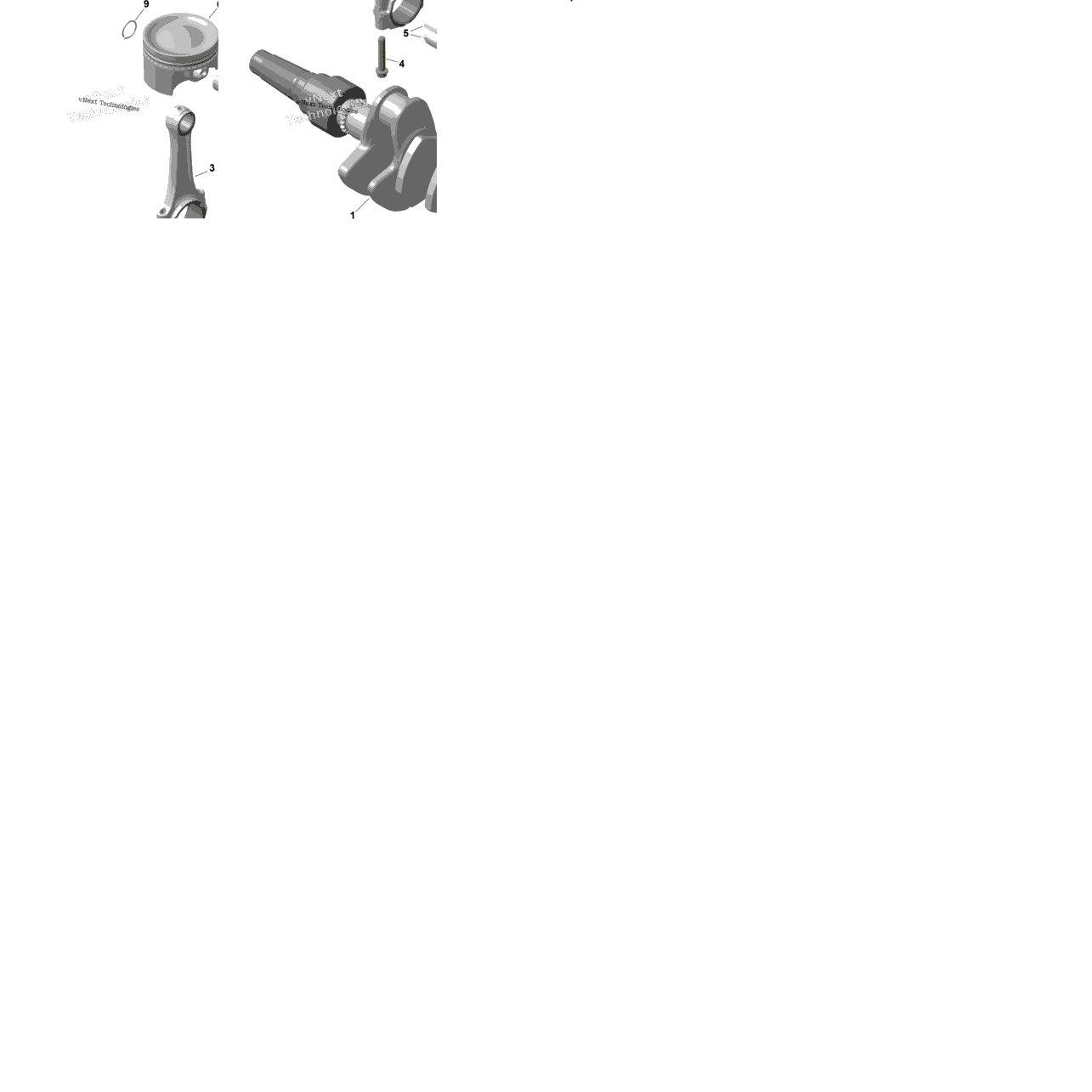Rotax - Crankshaft And Pistons