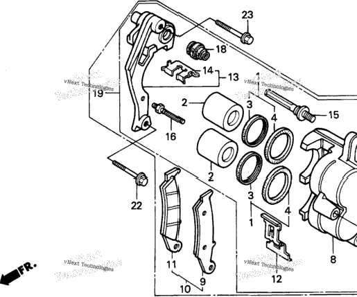 Front Brake Caliper