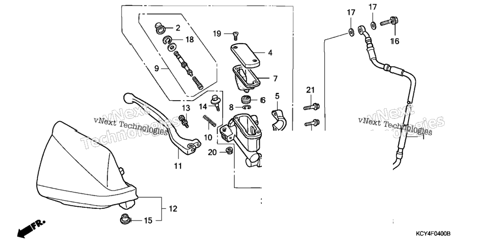Front Brake Master Cylinder