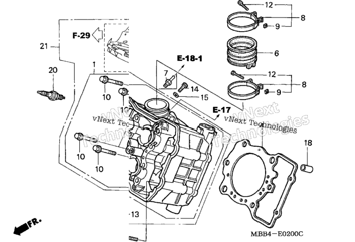 Cylinder Head (Fr.)