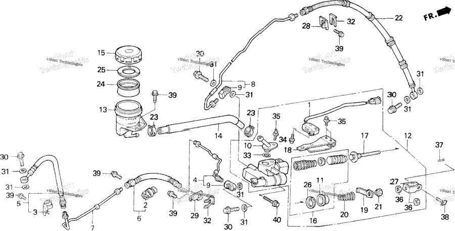 Rear Brake Master Cylinder