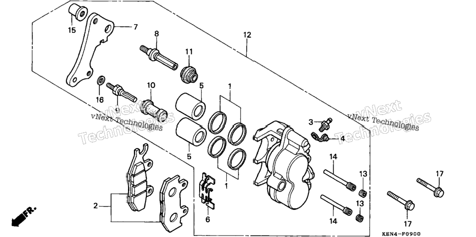 Front Brake Caliper