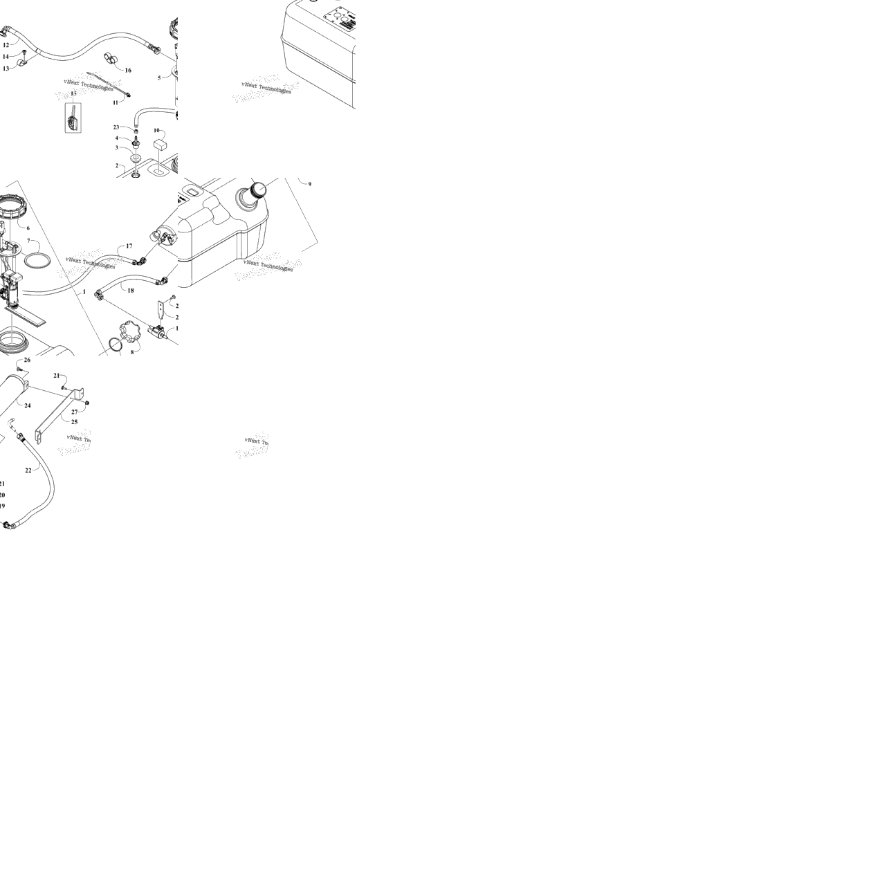 Gas Tank Assembly/Fuel Vapor Recovery