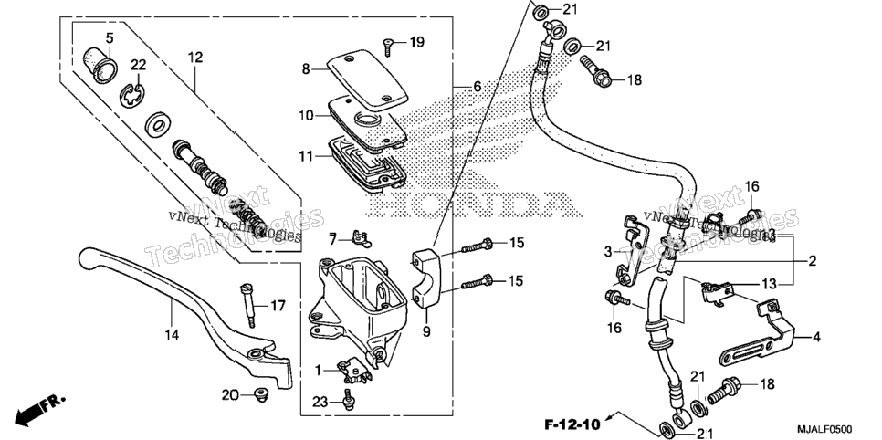 Front Brake Master Cylinder (1)